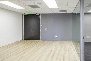 Interior view of Flex Workplace+ Suite 1170 in 300 Spectrum Center Drive in Irvine, CA.