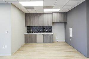 Interior view of Flex Workplace+ Suite 1170 in 300 Spectrum Center Drive in Irvine, CA.