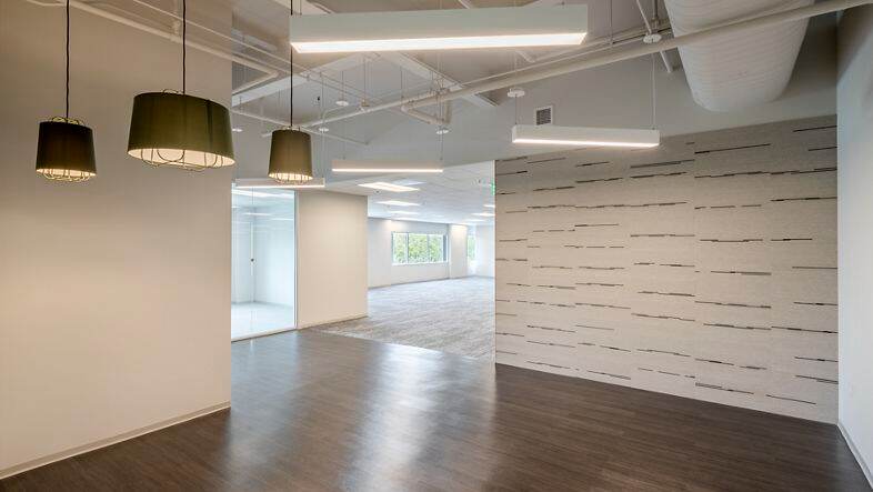 Interior view of Suite 200 at 133 Technology Drive in Corporate Business Center, in Irvine, California.