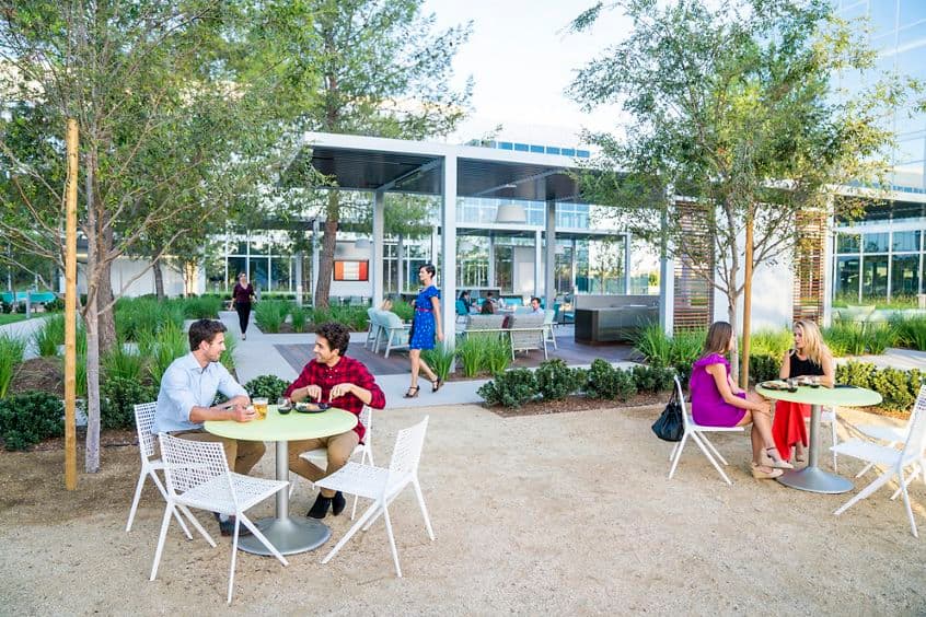 Lifestyle photography of The Commons - The Quad at Discovery Park in Irvine, CA