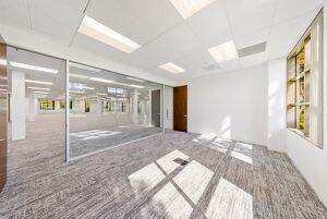 Interior photography of suite 100 at 38 Discovery in Orange County, CA.