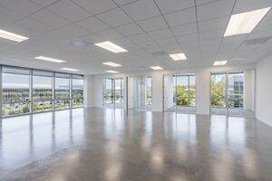 Interior view of Flex Workplace+ suite 380 at 525 Technology in Discovery Park in Irvine, CA.