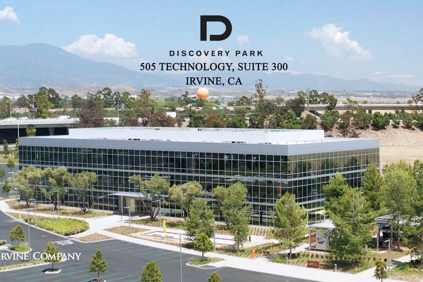Building photography of Discovery Park - 505 Technology Suite 300 in Irvine, CA