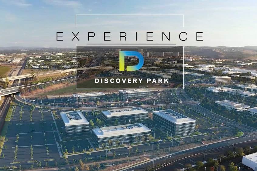 Preview image for the video showcasing the experience of officing at Discovery Park in Irvine, CA
