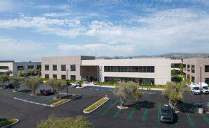 Building hero photography of 220 Progress in Irvine, CA.