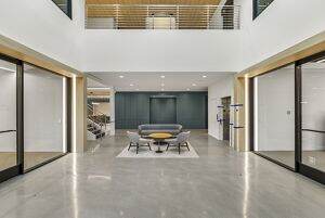 Interior photography of the Lobby of 7515 Irvine Center Drive in Irvine, CA.