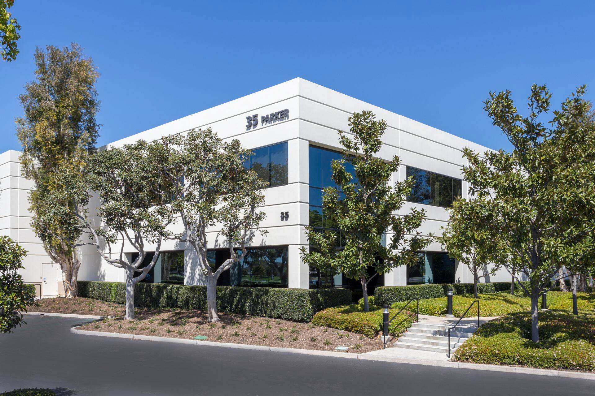 Exterior building photography for Parker Technology Center at 35 Parker, Irvine, CA