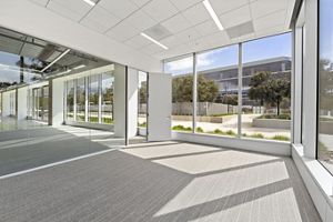 Interior photography of suite 100 at 17700 Laguna Canyon Road in Irvine, CA.