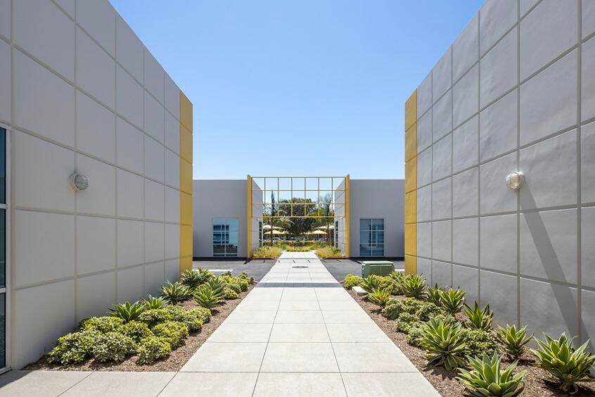 Exterior view of 18 Technology at Technology Link in Irvine, CA.