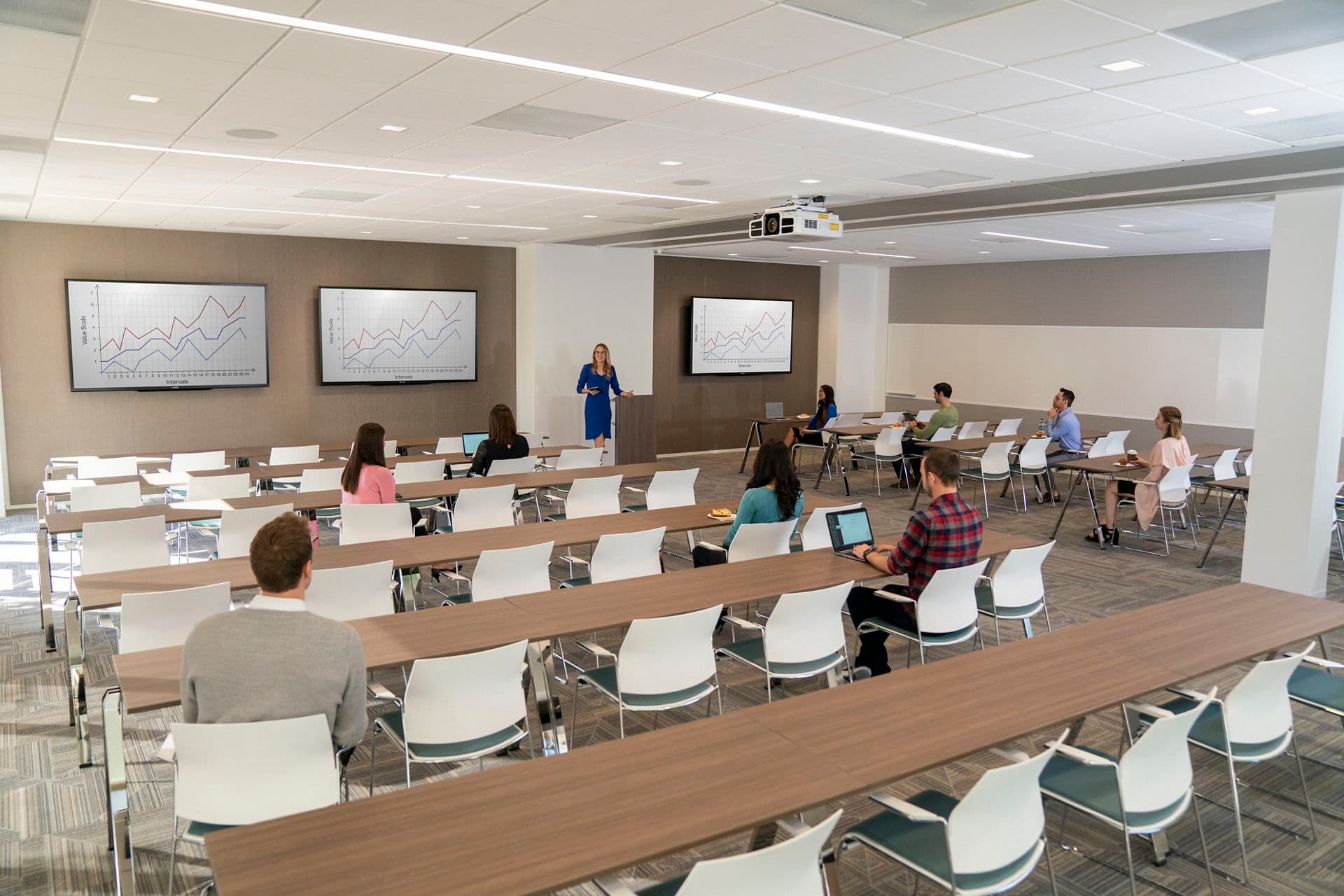 Lifestyle interior photography of the conference center at UCI Research Park - 5301 California Ave, Irvine, CA