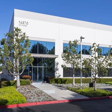 Building photography of 14370 Myford Road at Jamboree Business Park, Irvine, Ca