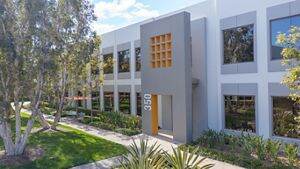 Exterior photography of 350 Commerce in Irvine, CA.