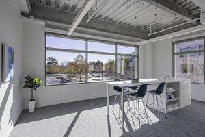 Interior view of Flex Workspace+ suite 240 in 12265 El Camino Real Road at Paseo Del Mar in San Diego, CA.