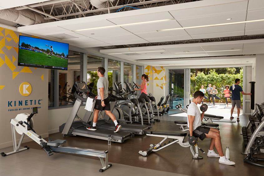 Photography of KINETIC Fitness Center at Township 14 in San Diego, CA