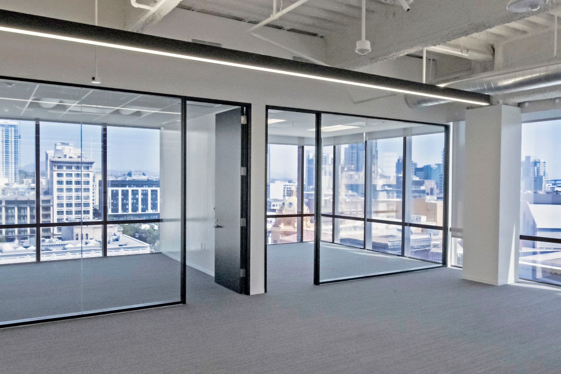 Interior view of Suite 700 at 225 Broadway, in San Diego, California.