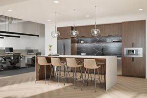 Interior rendering of 4275 Executive Square, Suite 825 in San Diego, CA.