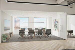 Interior rendering of 4275 Executive Square, Suite 825 in San Diego, CA.