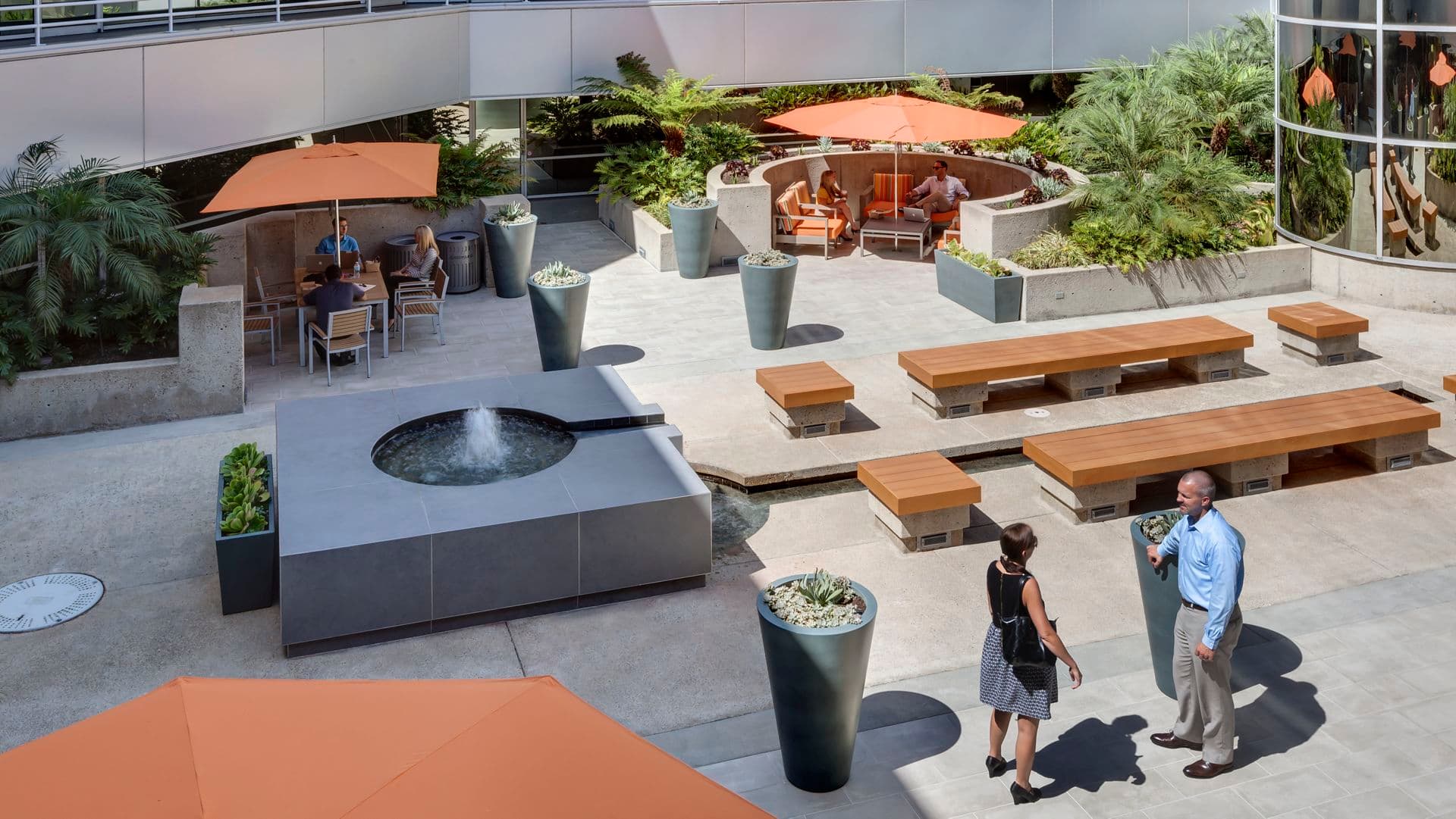 Outdoor Workspace - Park Plaza - 4350 Executive Drive  San Diego, CA 92121