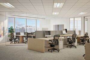 Interior rendering for 4370 La Jolla Village Dr, Suite 570 in San Diego, CA.