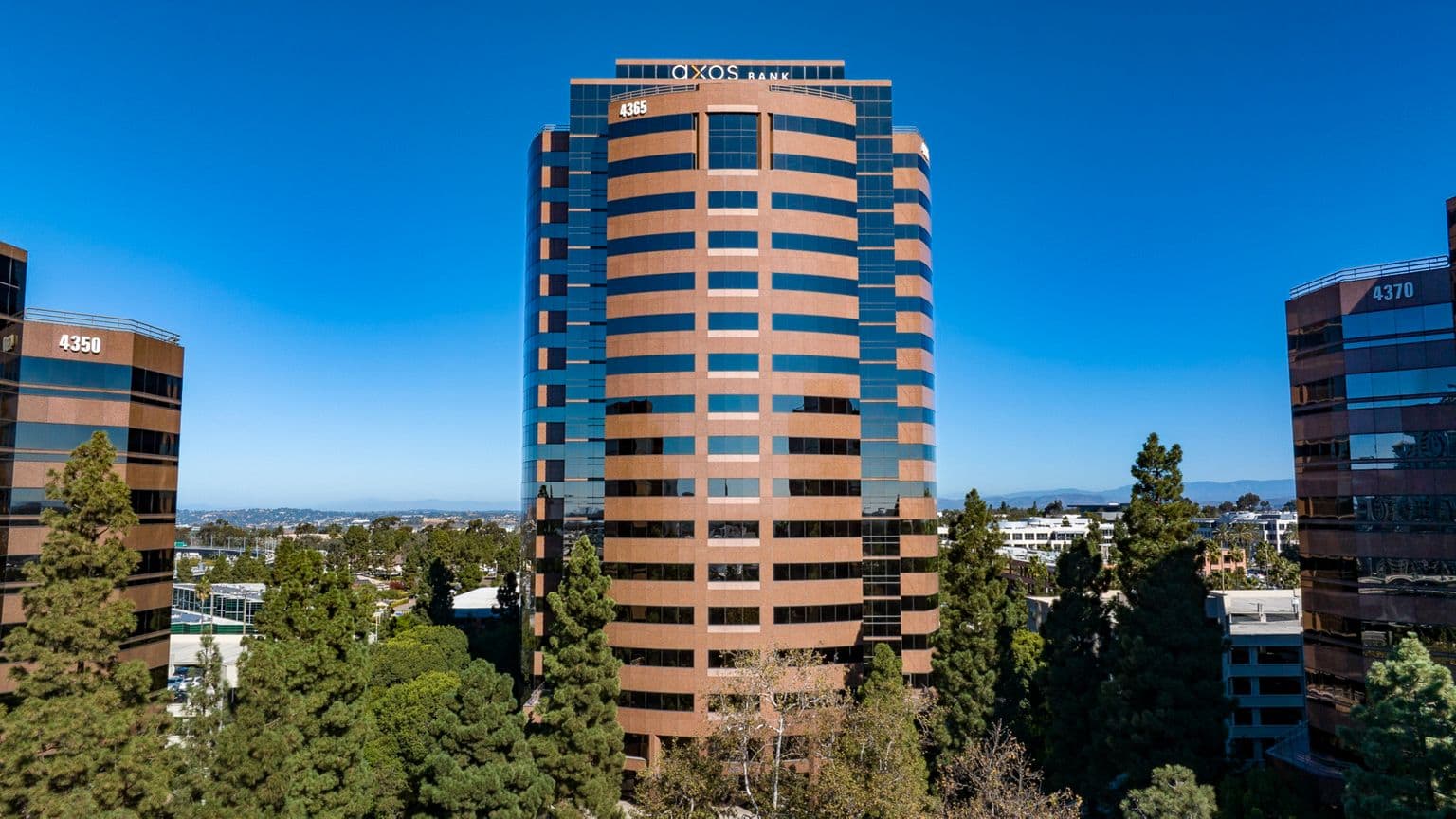 Exterior building hero photography of the Plaza in San Diego, CA.