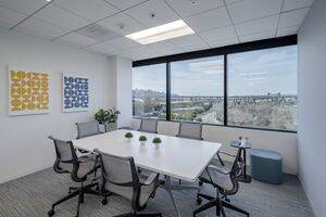 Interior view of flex workplace+ suite 675 in 3131 Camino del Rio North at Centerside in San Diego, CA.