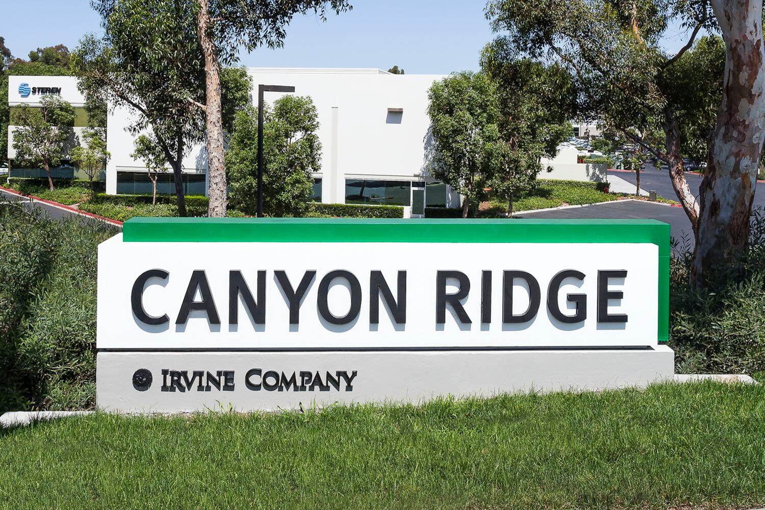 Monument signage at Canyon Ridge Technology Park in San Diego, CA