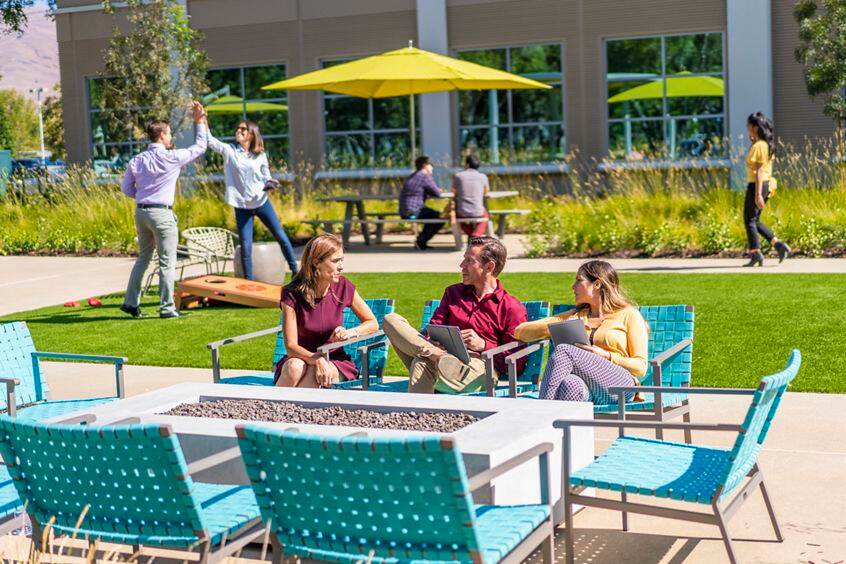 Lifestyle photography of The Commons at McCarthy Center in Milpitas, CA