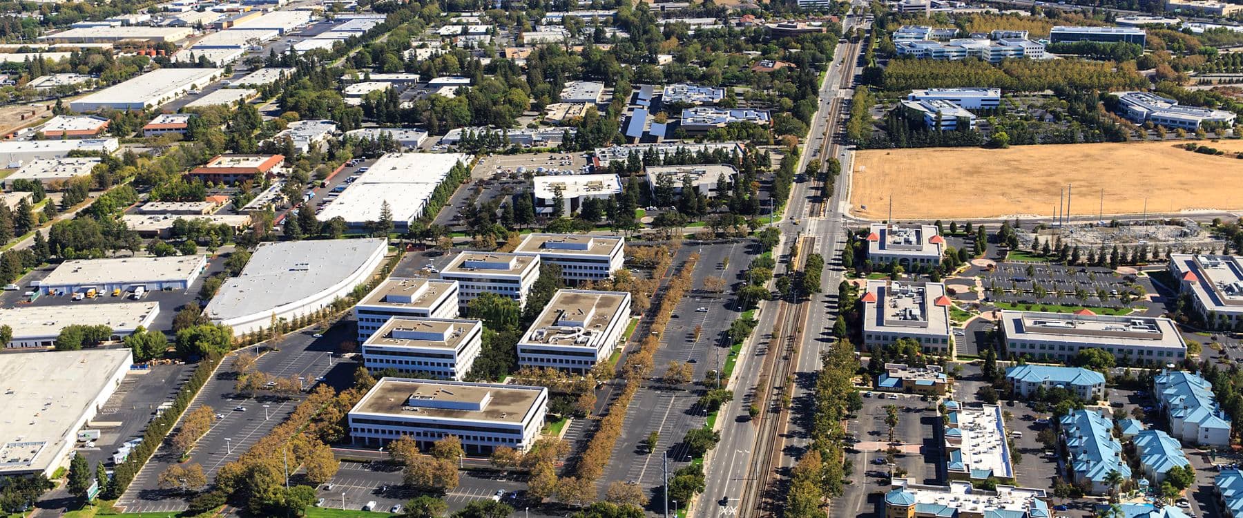 Aerial -  Silicon Valley Center - 2540-2590 N. First Street  San Jose, CA 95131
