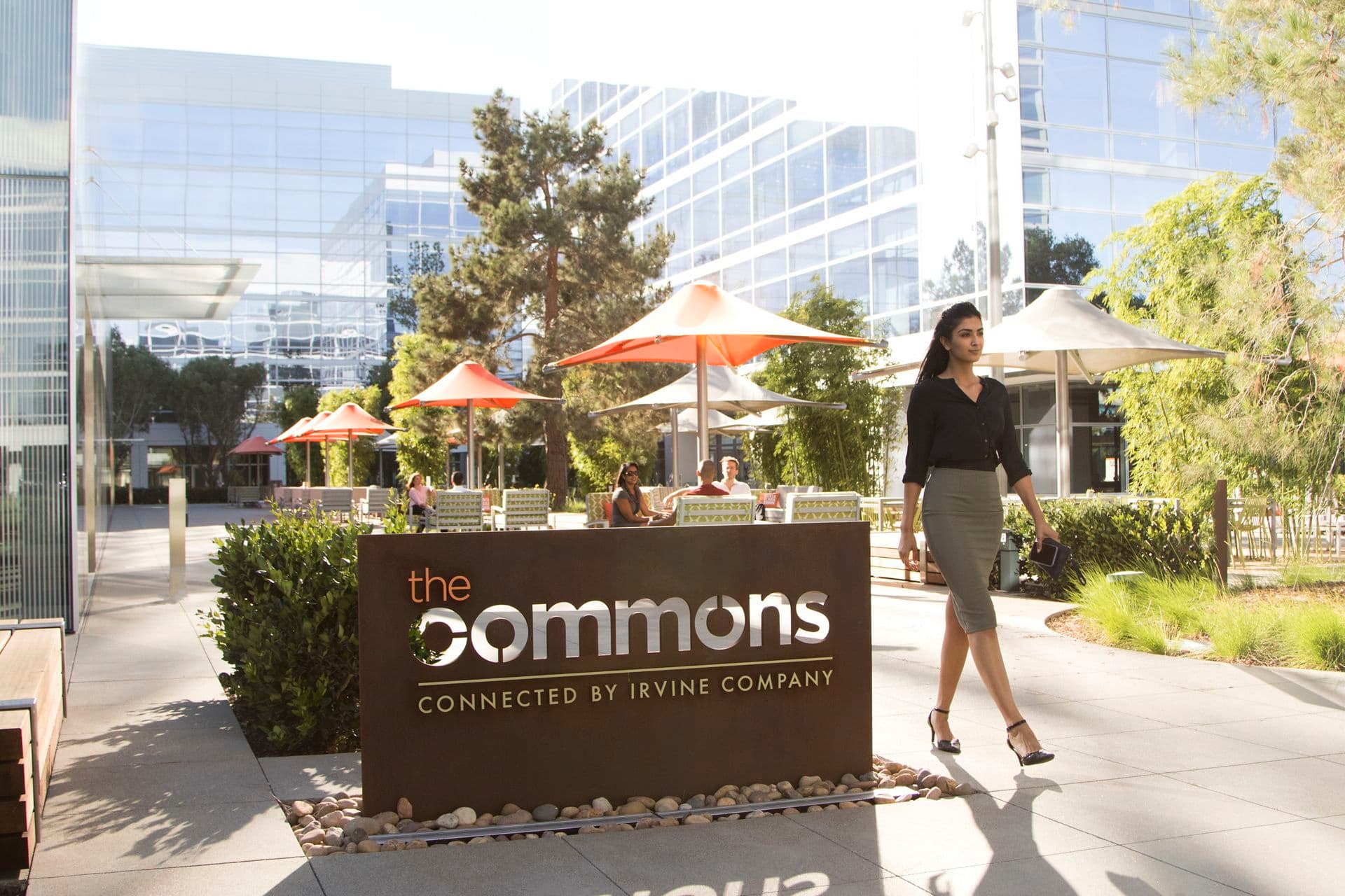 Lifestyle photography of the Commons, at Santa Clara Square, Phase II